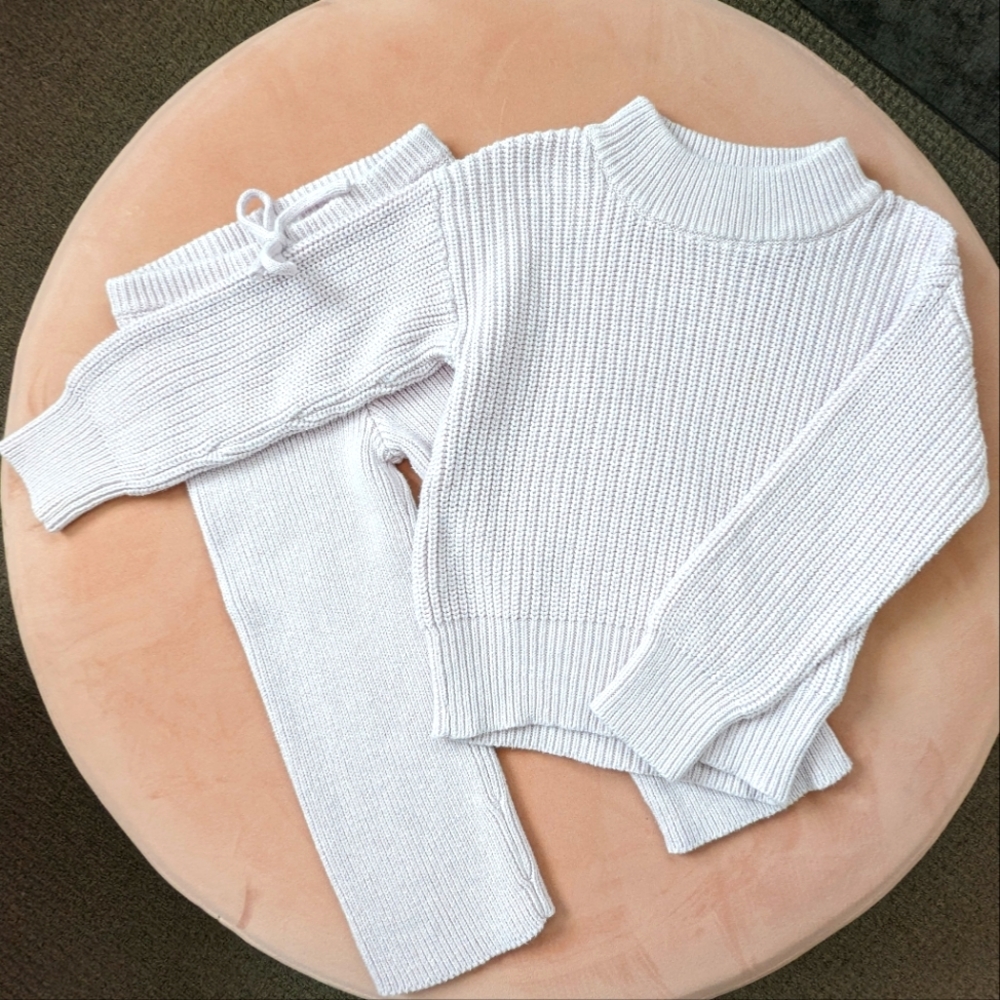 Jamie Kay Morgan knit set in dewberry 2yr euc